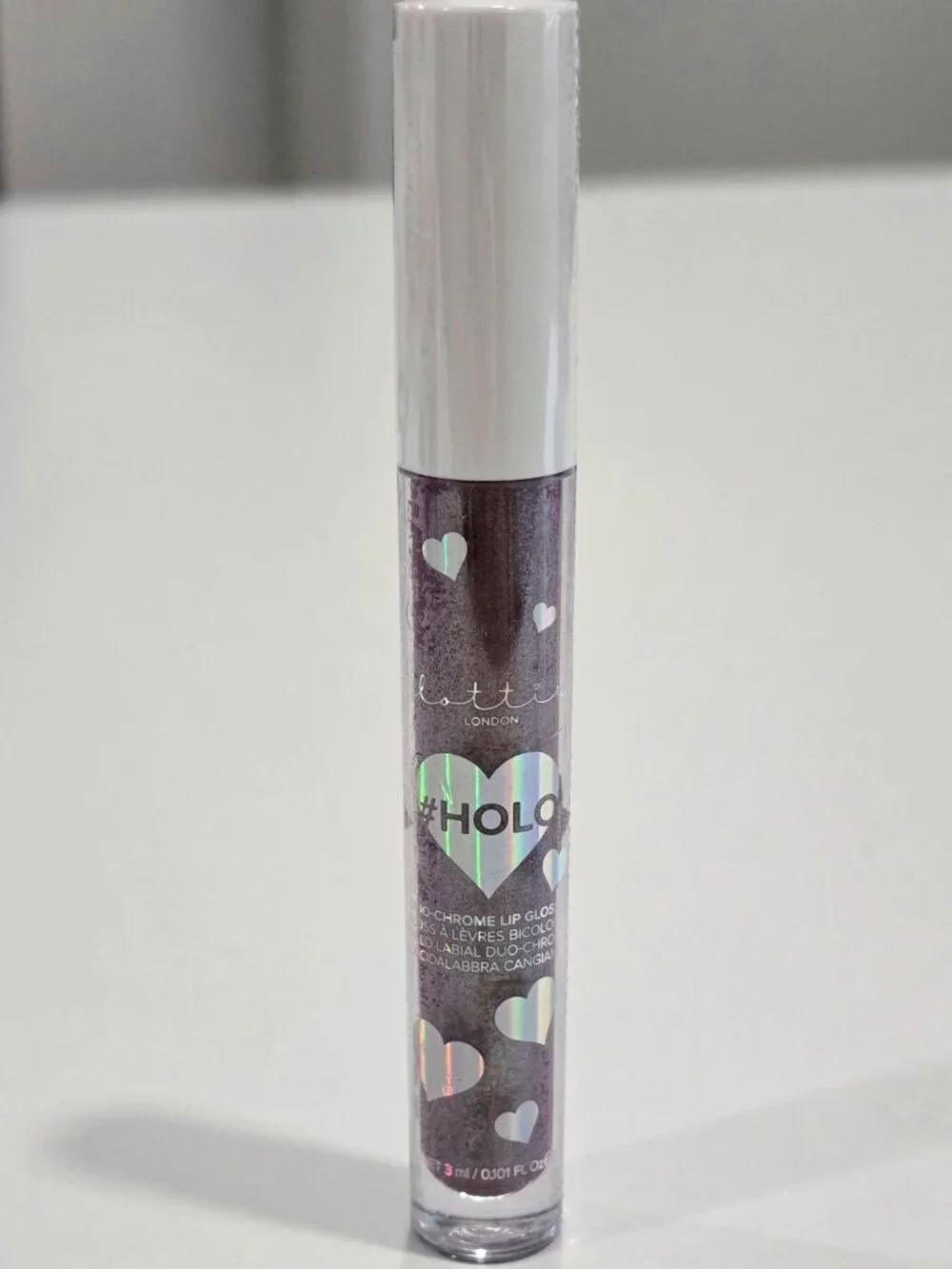 Lottie London ✦ #HOLO Duo‑Chrome Lip Gloss ✦ Shimmering Color‑Shift Lightweight